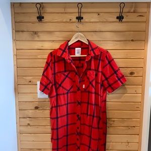 Topo Designs Flannel Shirt dress - worn once